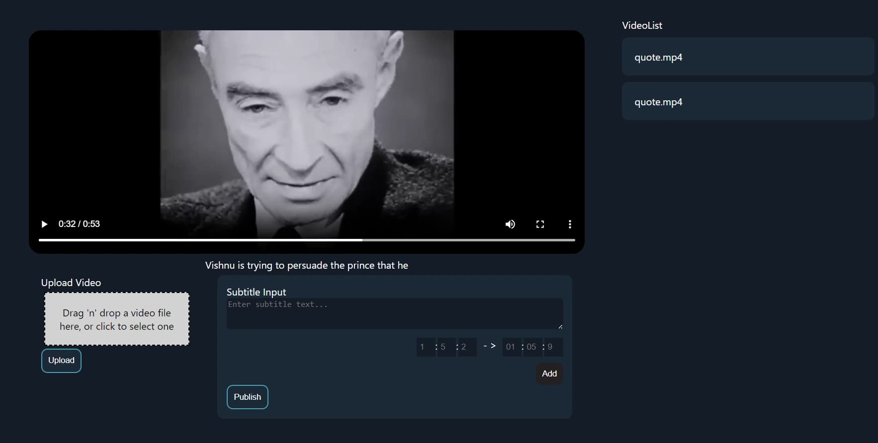 Subtitle Generator